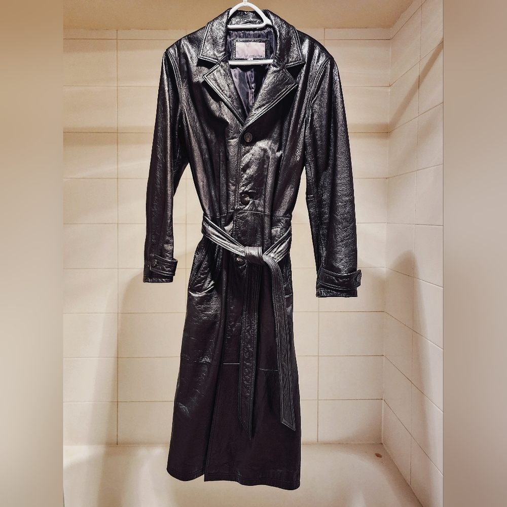 Leather Trench Coat